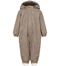 MarMar Regndragt m Fleece - PU - Orion - Brown Stripe