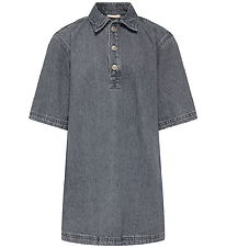 Kids Only Denim Kjole - KogGry - Grey Denim