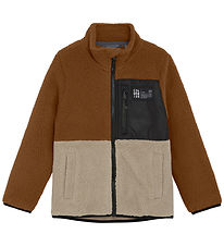 Color Kids Fleece Jakke - Nuthatch