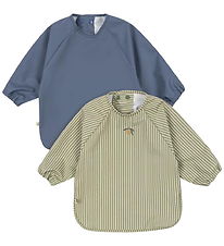 Konges Sløjd Forklæder - PU - 2-pak - Tea Stripe/Flint Stone