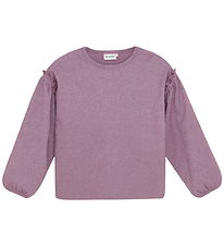 Minymo Bluse - Glitter - Rib - Rose Brown