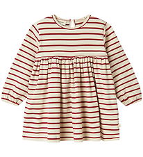 Lil' Atelier Kjole - NmfLima - Turtledove/Red Dahlia