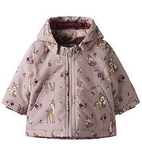 Name it Dunjakke - NbfMaxi - Violet Ice/BAMBI
