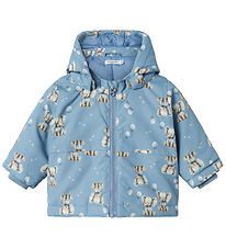 Name it Dunjakke - NbmMax - Rain Washed/ELEPHANT