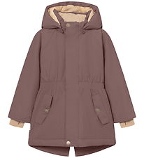 Mini A Ture Vinterjakke - MatVikania Fleece - Peppercorn Plum