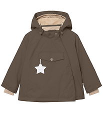 Mini A Ture Vinterjakke - MatWang Fleece - Tarmac green