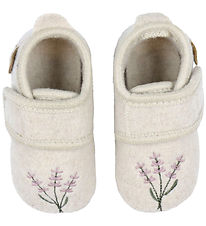 Mikk-Line Hjemmesko - Prewalker Uld - Off White