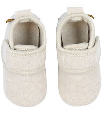 Mikk-Line Hjemmesko - Prewalker Uld - Off White