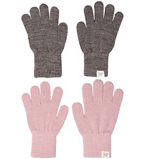 MP Handsker - Uld - Comfy - 2-pak - Mix Denver/Mel Alt Rosa