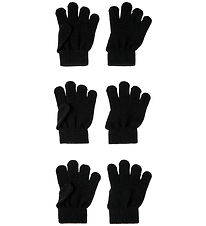 Name It Handsker - Strik - 3-pak - NknMagic - Sort