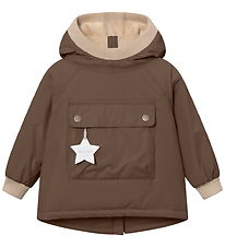 Mini A Ture Vinterjakke - MatBaby Wen Fleece Anorak - Chestnut B