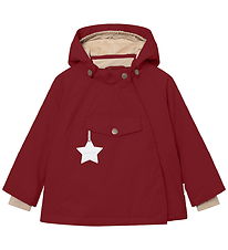 Mini A Ture Vinterjakke - MatWang Fleece - Red Merlot