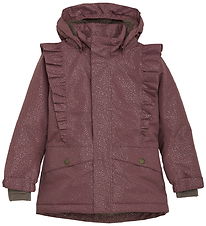 En Fant Jakke -  Frills - AOP -  Rose Taupe