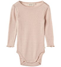 Wheat Body l/æ - Uld/Silke - Hulmønster - Liea - Pale Lilac