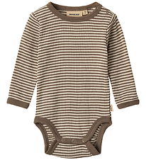 Wheat Body l/æ - Uld - Rib - Lucca - Wood Stripe