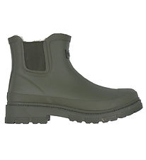 Woden Gummistøvler - Liv Warm Waterproff - Dark Olive