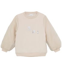 Minymo Sweatshirt - Smoke Gray m. Sølv/Tyl