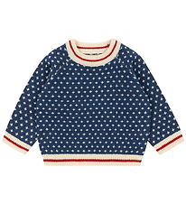 Konges Sløjd Bluse - Uld - Strik - Billi - Blå