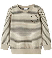 Name It Sweatshirt - NmmOmero - Island Fossil m. Striber