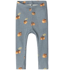 Name It Leggings - Rib - NbmOlyan - Tradewinds m. Agern