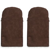 KongWalther Barnevognshandsker - Østerbro - Chocolate Brown Faux