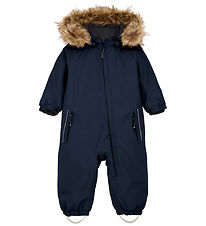 Color Kids Flyverdragt - Baby Coverall w. Fake Fur