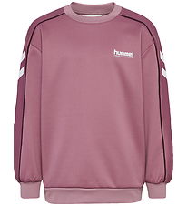 Hummel Sweatshirt - hmlJR - Interlock Crewneck - Wistful Mauve