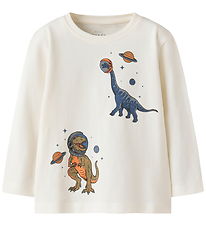 Name It Bluse - NmmVictor - Cloud Dancer/Space Rex