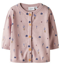 Name It Cardigan - Strik - NbfOhio - Burnished Lilac