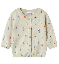 Name It Cardigan - Strik - NbfOhio - Peyote Melange