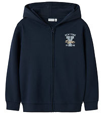 Name It Hættetrøje - NkmVoltinus - Navy Blazer/1986 New York