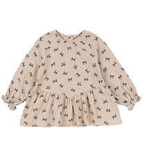 Konges Sløjd Bluse - Musselin - Coco - Bow Magnet