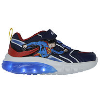 Geox Sko - Ciberdrom - Blue/Red