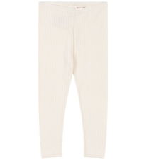 Konges Sløjd Leggings - Rib - Minnie - Antique White