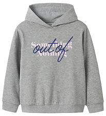 Nama It Sweatshirt - NkfOfina - Grey Melange