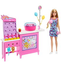 Barbie Dukke - 30 cm - Mysteries Cotton Candy & Games Playset