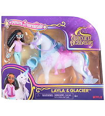 Unicorn Academy Legetøjsfigurer - 13,5 cm - Layla & Glacier