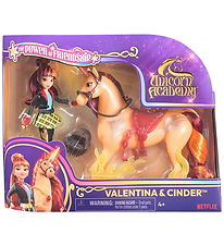 Unicorn Academy Legetøjsfigurer - 13,5 cm - Valentina & Cinder