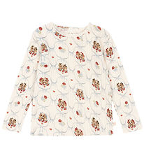 Konges Sløjd Bluse - Rib - Minnie - Puppy m. Hulmønster