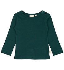Petit Piao Bluse - Rib - Modal - Dark Sea