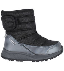 Viking Vinterstøvler - Equip Glitter Warm WP Pull-on - Sort