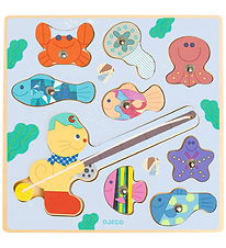 Djeco Puslespil - Puzz & Fish Bariolo - 9 Brikker
