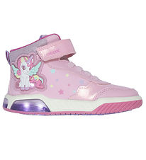 Geox Støvler m. Lys - Inex - Pink/Multicolor