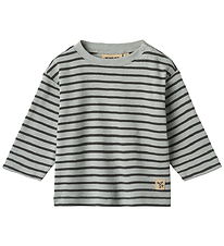 Wheat Bluse - Dallas - Soft Blue Stripe