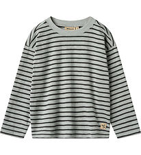 Wheat Bluse - Dallas - Soft Blue Stripe