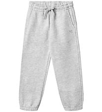 Wheat Sweatpants - Cruz - Light Melange Grey