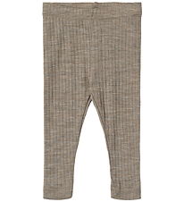 Wheat Leggings - Uld - Agi - Khaki Melange