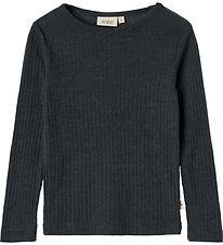 Wheat Bluse - Uld - Alfie - Navy