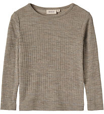 Wheat Bluse - Uld - Alfie - Khaki Melange