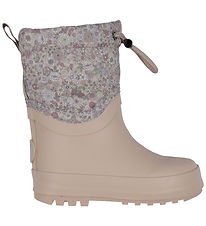 Wheat Gummistøvle - Termo - Drizzle - Rose Dust Flowers
